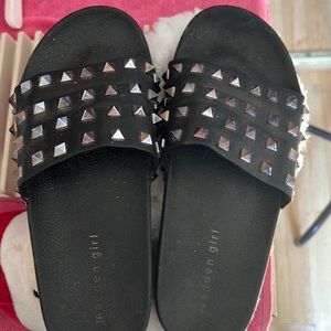 Madden girl studded slides